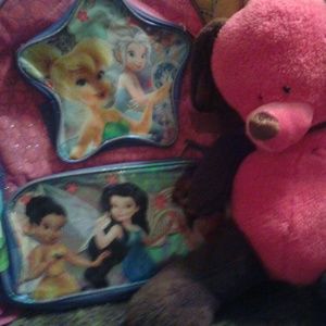 Disney fairies back pack and stuffed friend